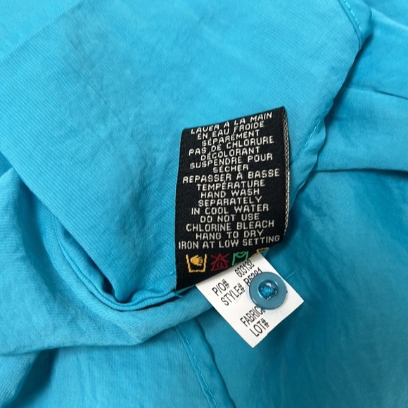 NWT Renuar Button Down Convertible Sleeve Collared Blouse - Picture 7 of 8